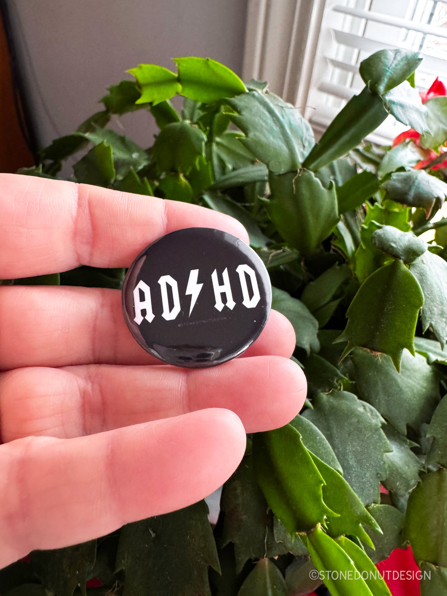 ADHD Pinback Button Badge