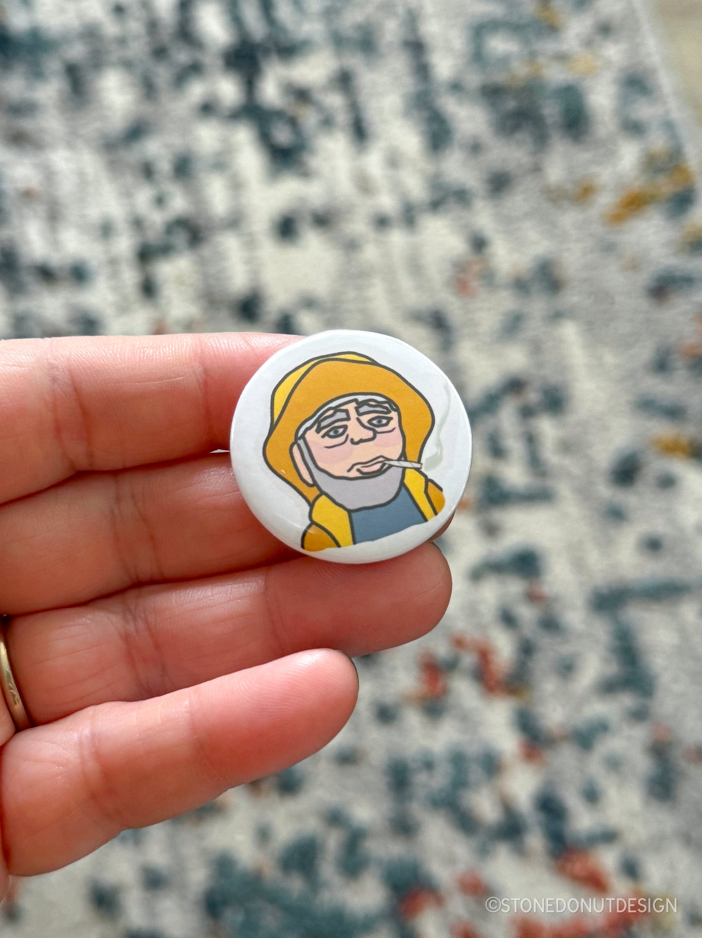 Captain Kief Pinback Button