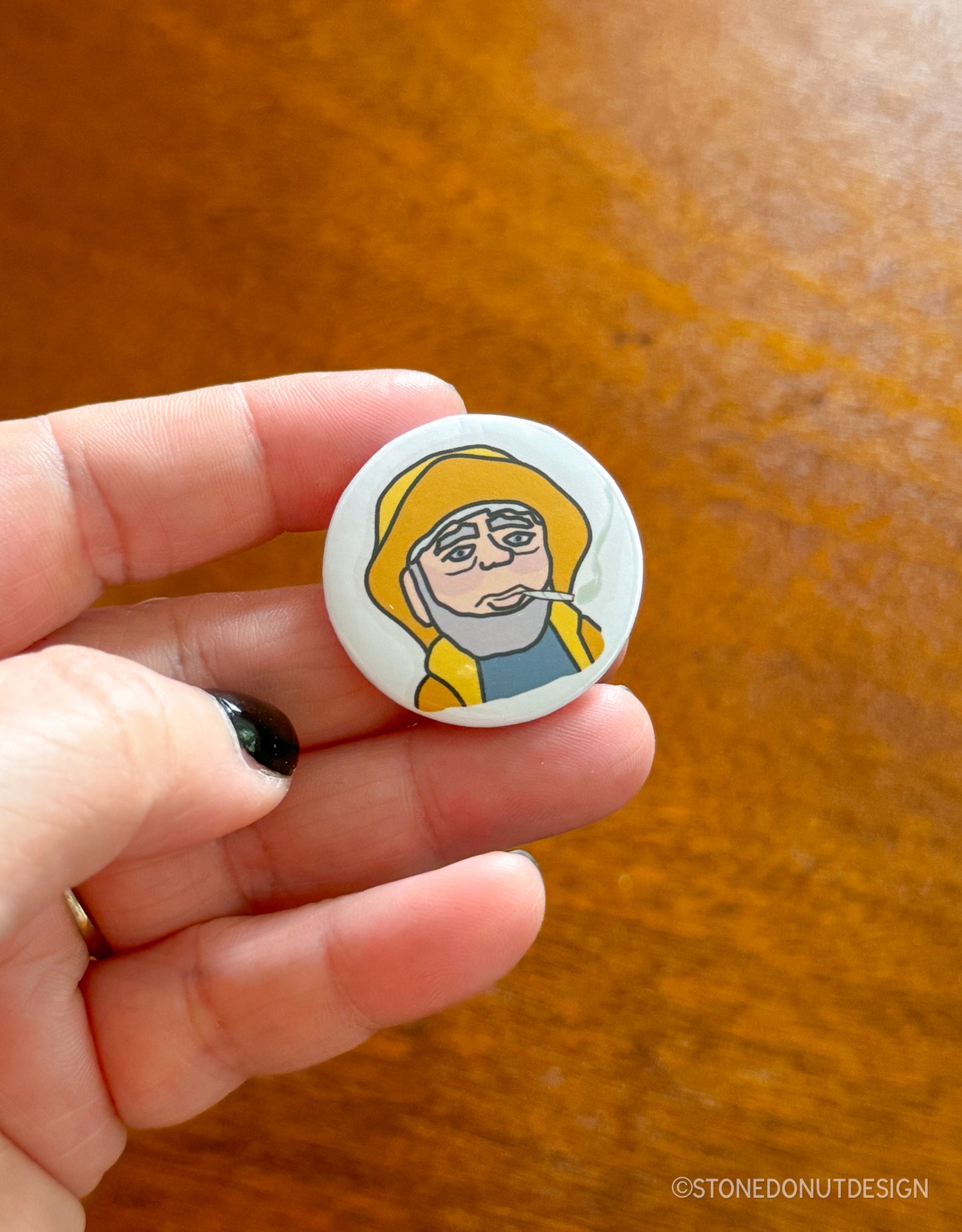 Captain Kief Pinback Button