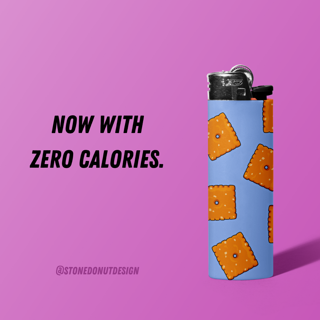 Cheezy Snack Cracker Lighter