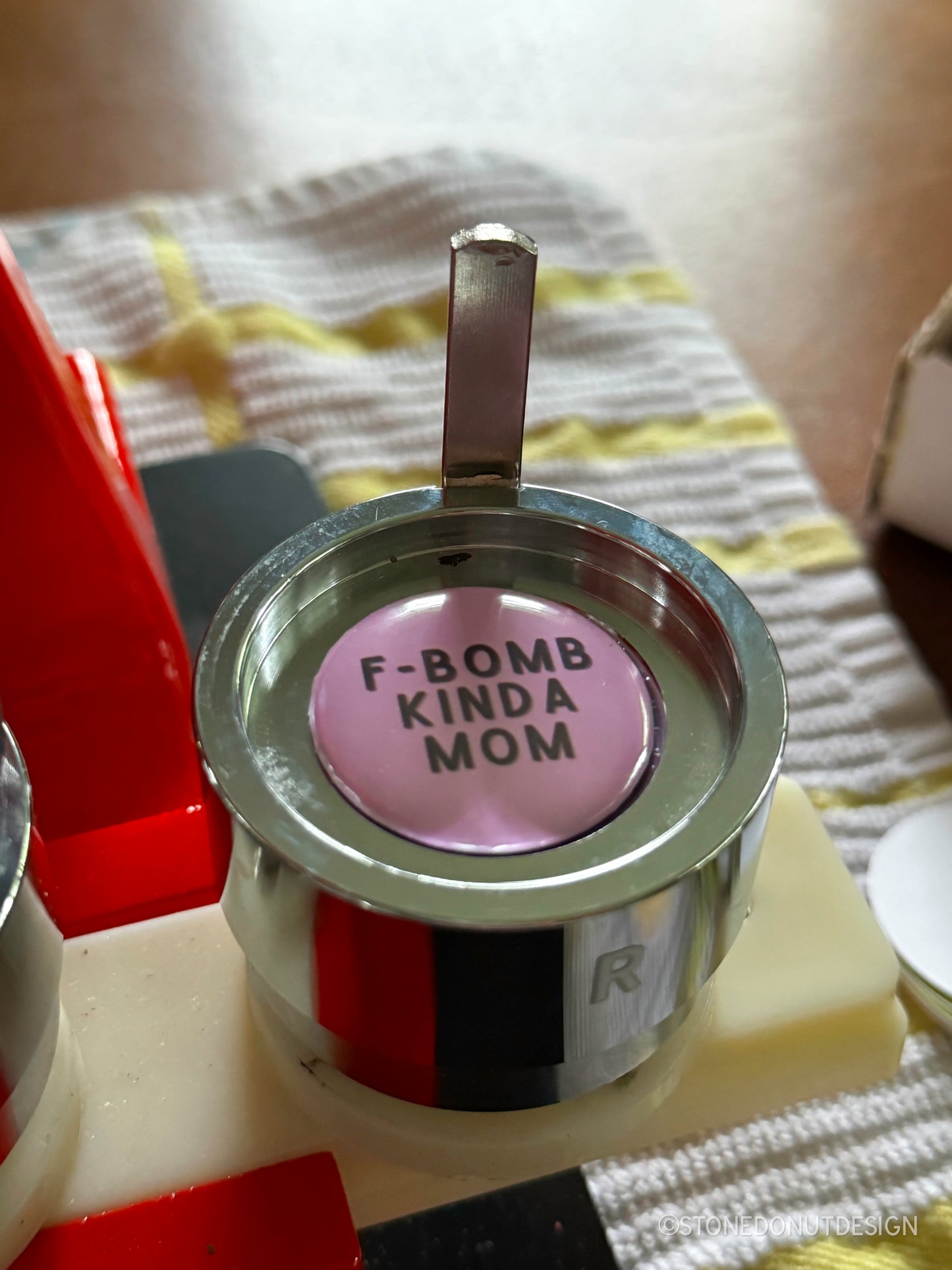 F-Bomb Kinda Mom Pinback Button