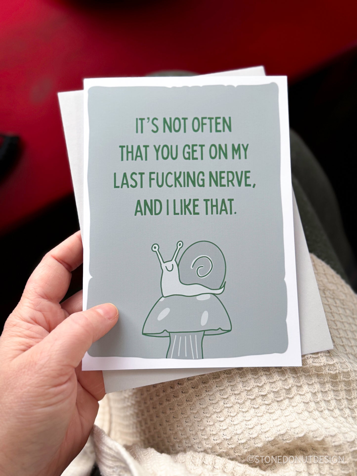 My Last Fucking Nerve Love Card by StoneDonut Design