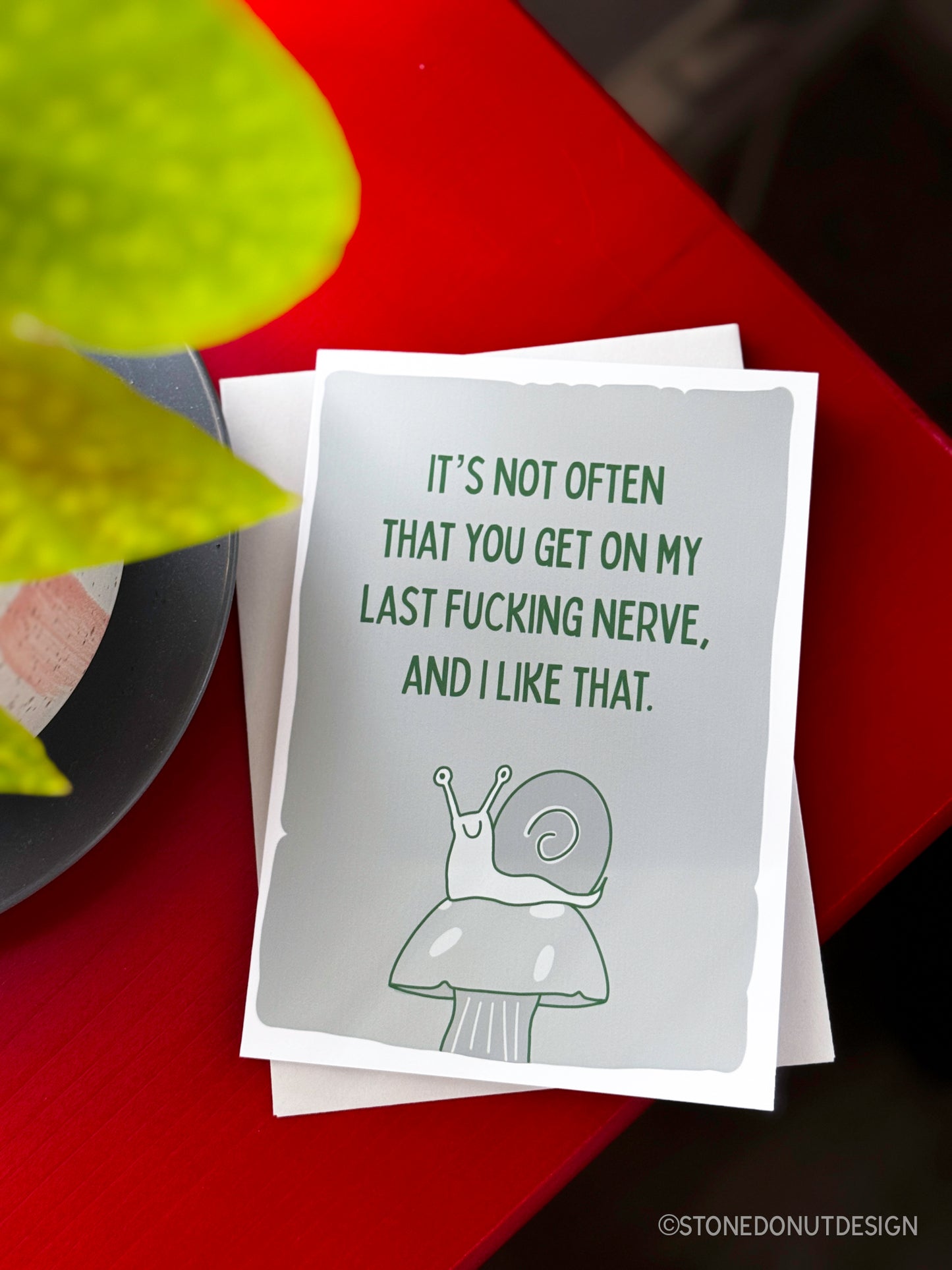 My Last Fucking Nerve Love Card by StoneDonut Design