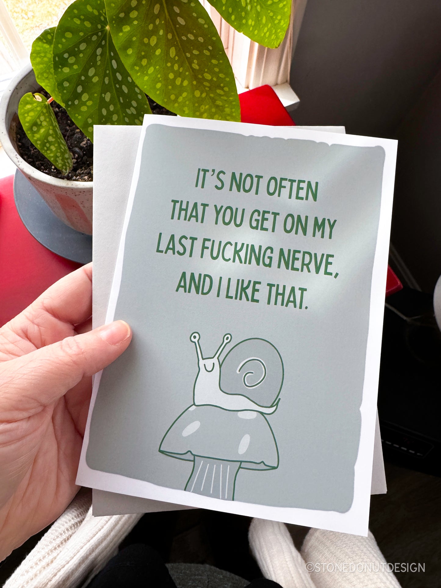 My Last Fucking Nerve Love Card by StoneDonut Design