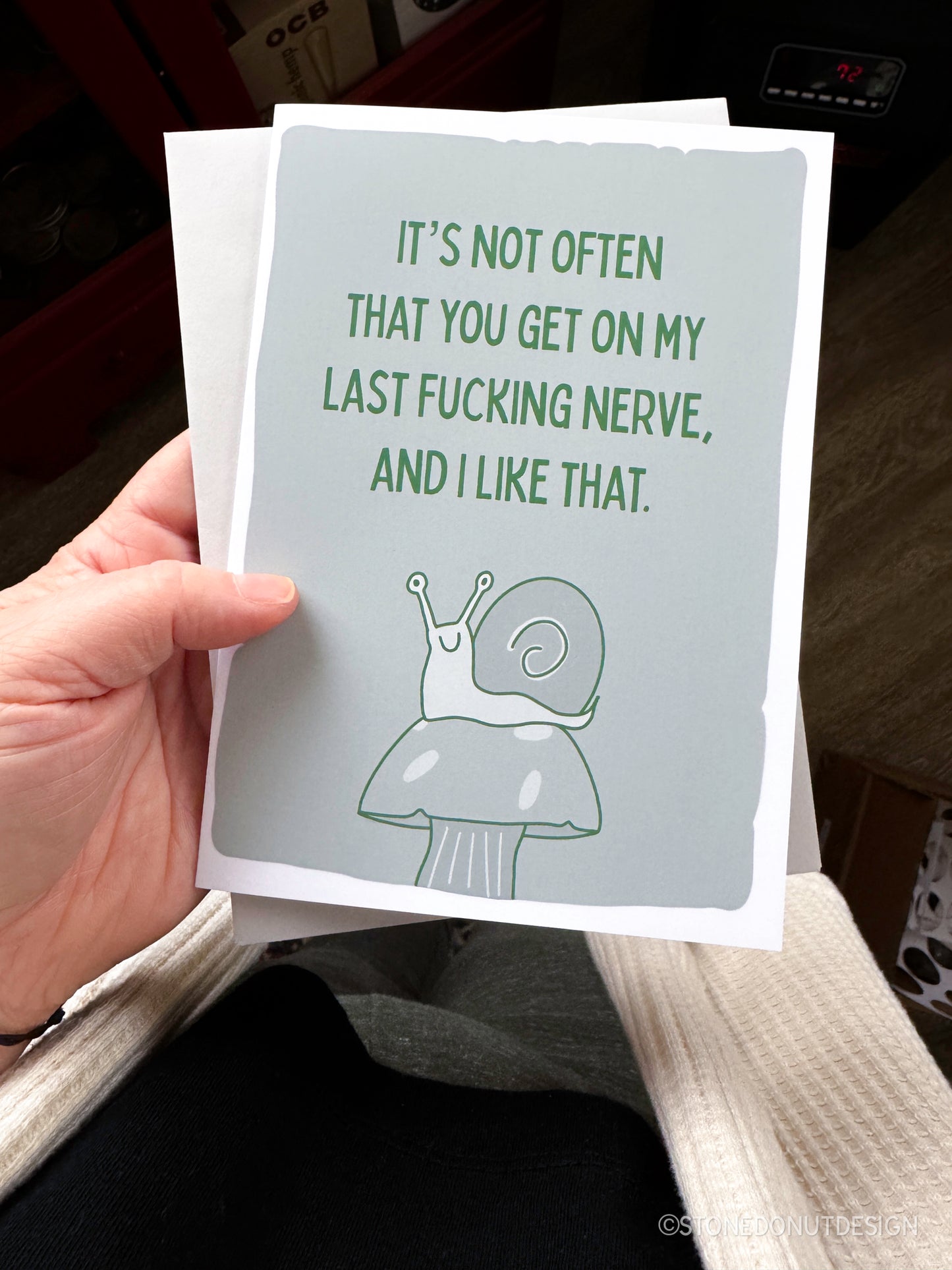 My Last Fucking Nerve Love Card by StoneDonut Design