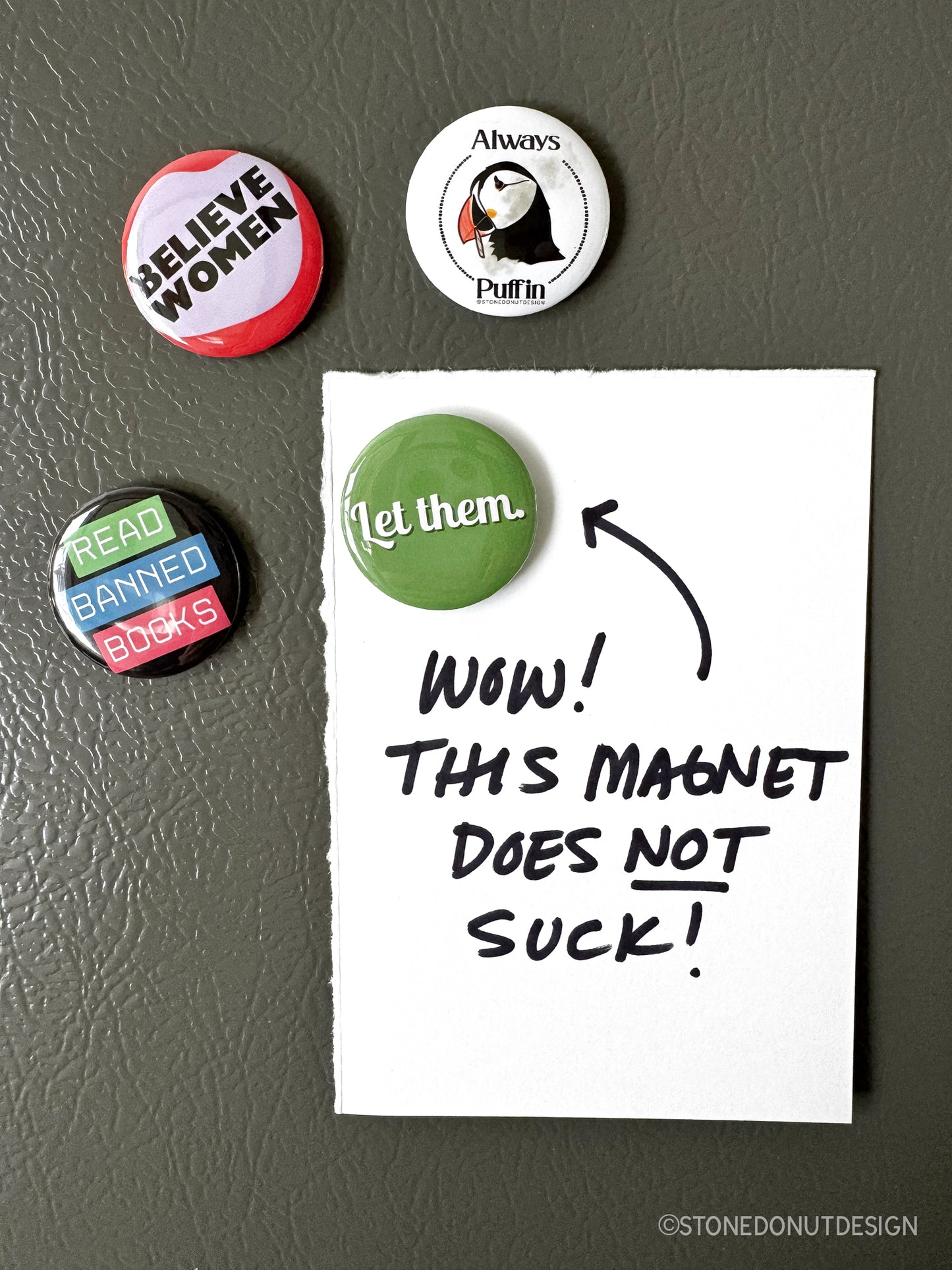 Let Them 1.25" Fridge Magnet