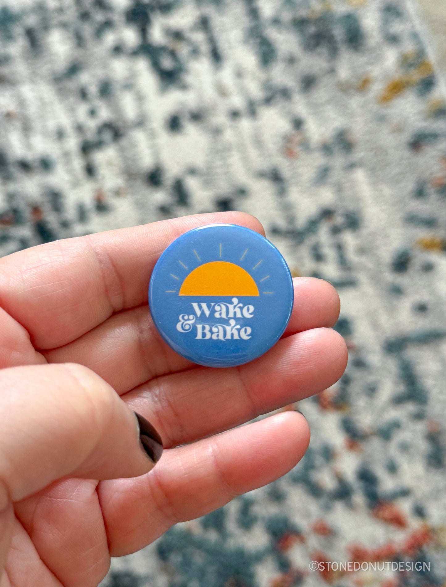 Wake & Bake Pinback Button