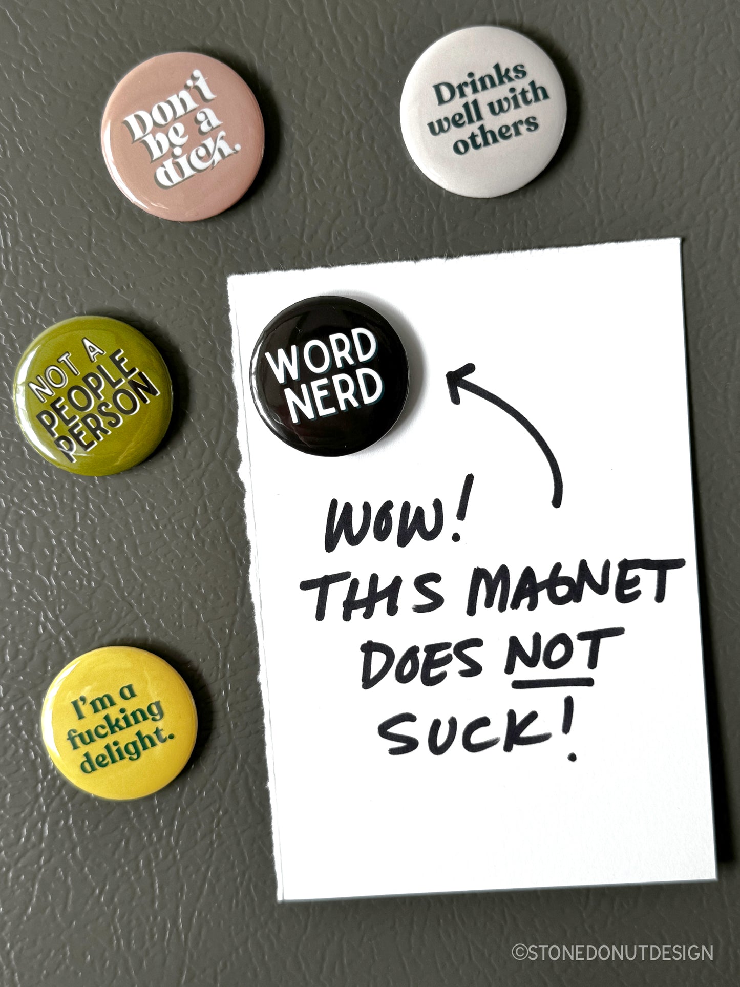 Word Nerd 1.25" Fridge Magnet