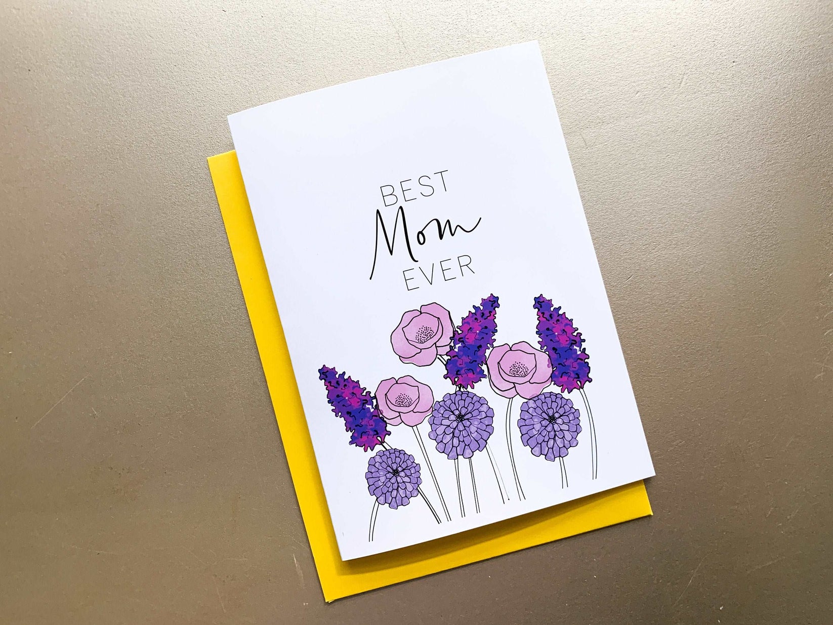 Best Mom Ever Mothers Day Card By Stonedonut Design Stonedonut Design