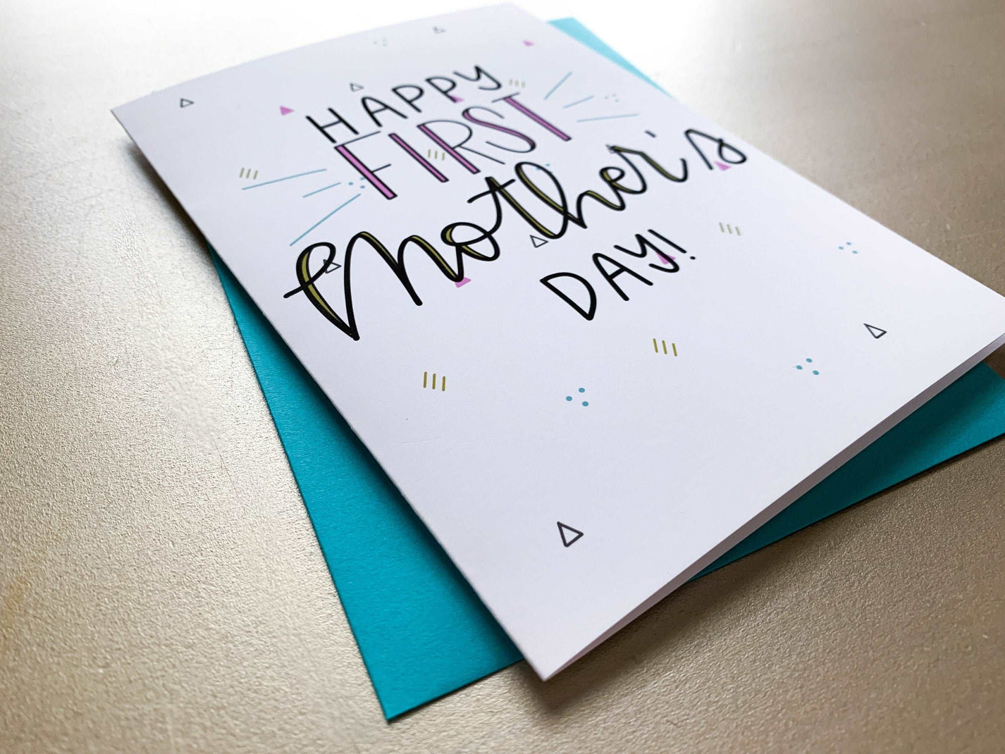 First Mothers Day Handmade Card By Stonedonut Design Stone Donut Design